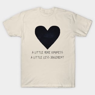 Night Sky Kindness Heart T-Shirt